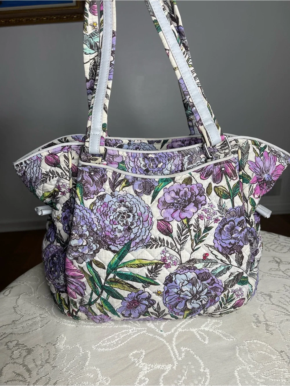 💜 Vera Bradley Glenna Satchel Shoulder Bag in 